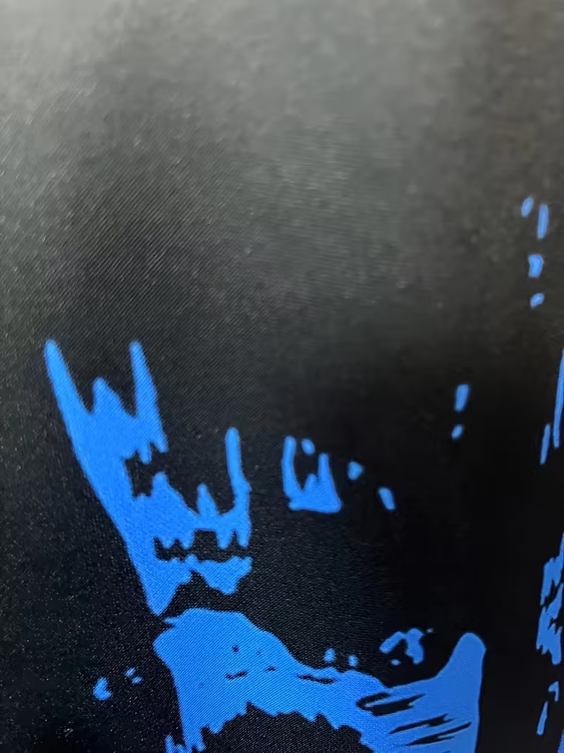 Men's Hooded Sweatshirt - Black & Blue Contrast Color Blocking Letter Print Oversized Casual Streetwear Pullover Hoodie