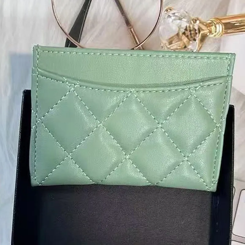 luxury card holder designer wallet women cardholder purse genuine Leather womens men Purses mens Key Ring Credit Coin Mini Wallet wholesale wallet wom