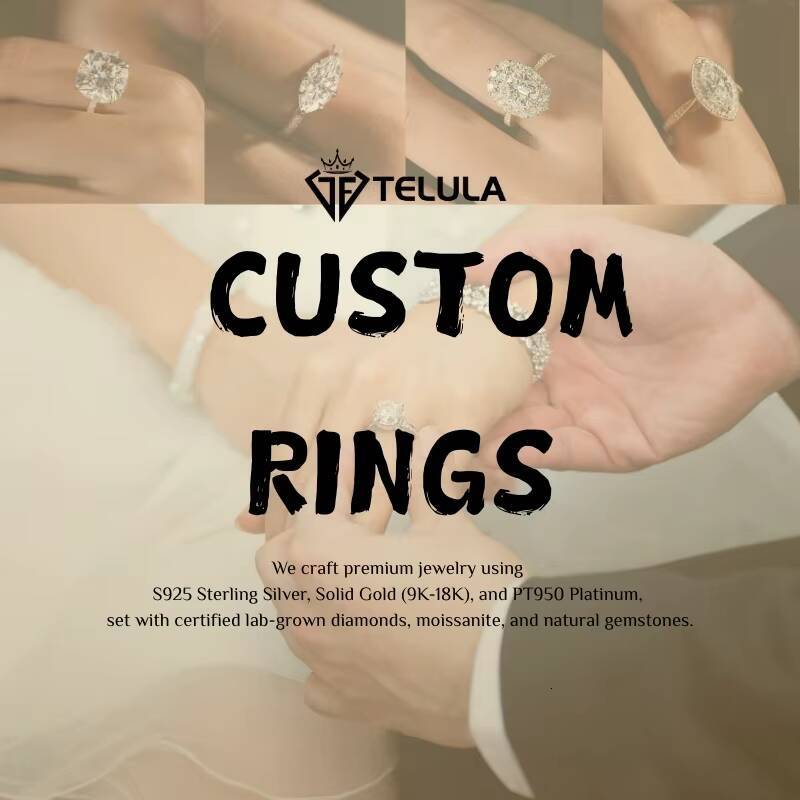 Wholesale 1 2 3CT Oval Cut Engagement Rings VVS D GRA Certified S925 Sterling Silver Moissanite Ring