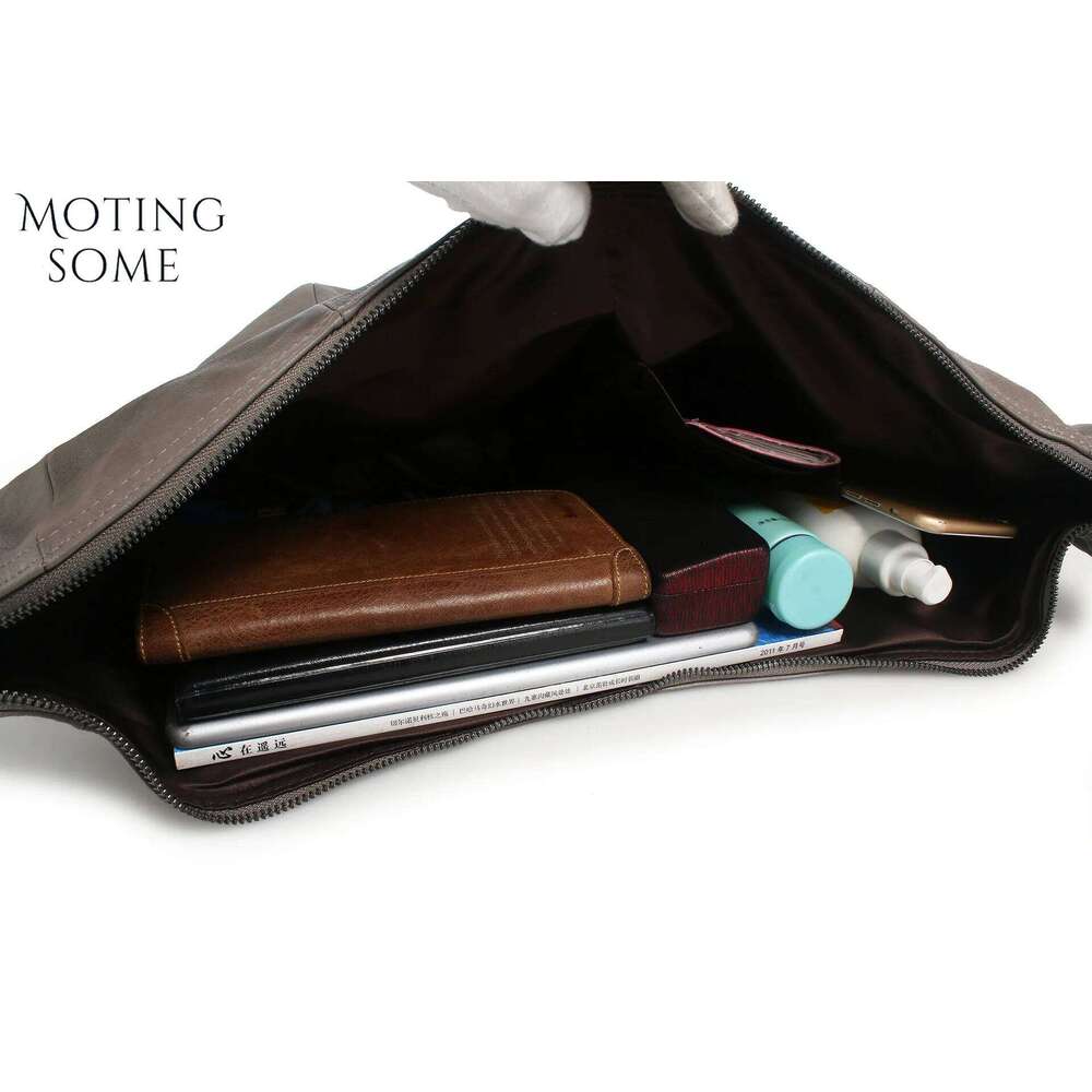 Motingsome Hobos Bags Women Shoulder Handbag And Genuine Leather Casual Tote Fashion Lady Shopping Daily Purses LEMON KOKO