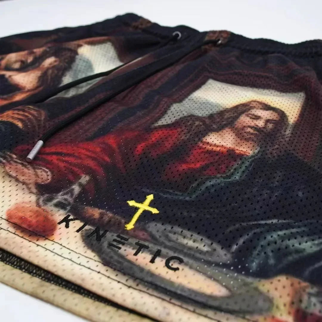 KINETIC Basic Shorts mens casual shorts fitness sports pants summer gymworkout Men Women Classic GYM Mesh Shorts 251223