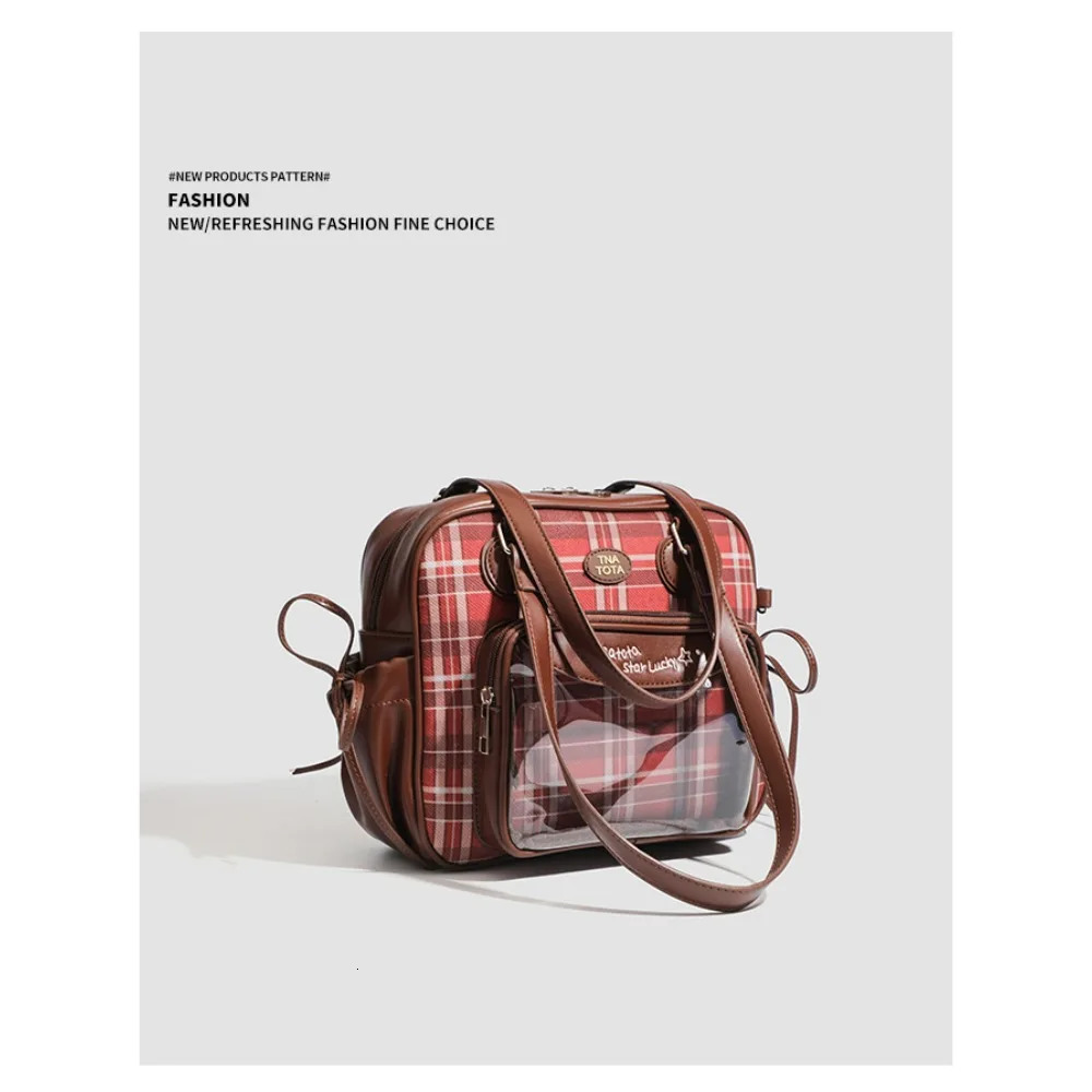 Japanese Harajuku Y2K Ulzzang Ita Bag Sweet and Fashionable Transparent Womens Handbag JK Uniforms Shoulder Crossbody Bag 251225