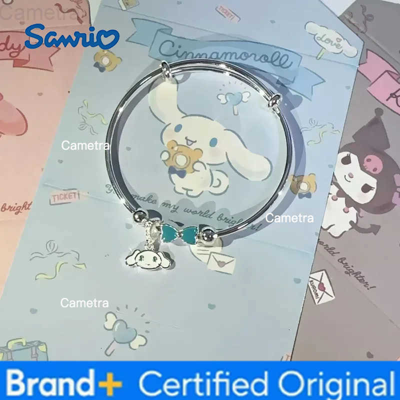 Sanrio Hello Kitty Bangle Bracelet Kuromi Cinnamoroll Melody Pendant Cute Bracelet H251229