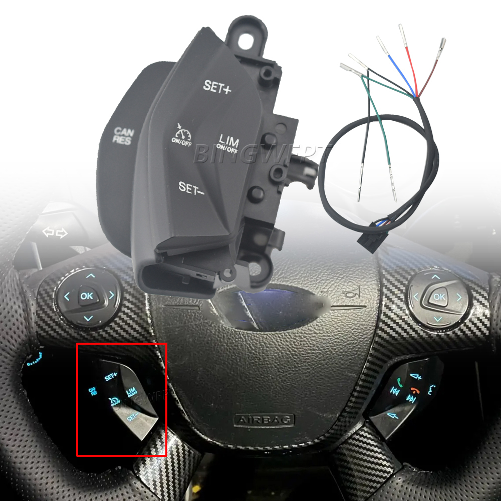Steering Wheel Cruise Control Buttons Car Multi-functional Steering Wheel Button Switch For Ford Focus 3 2012-2014 For Kuga 201