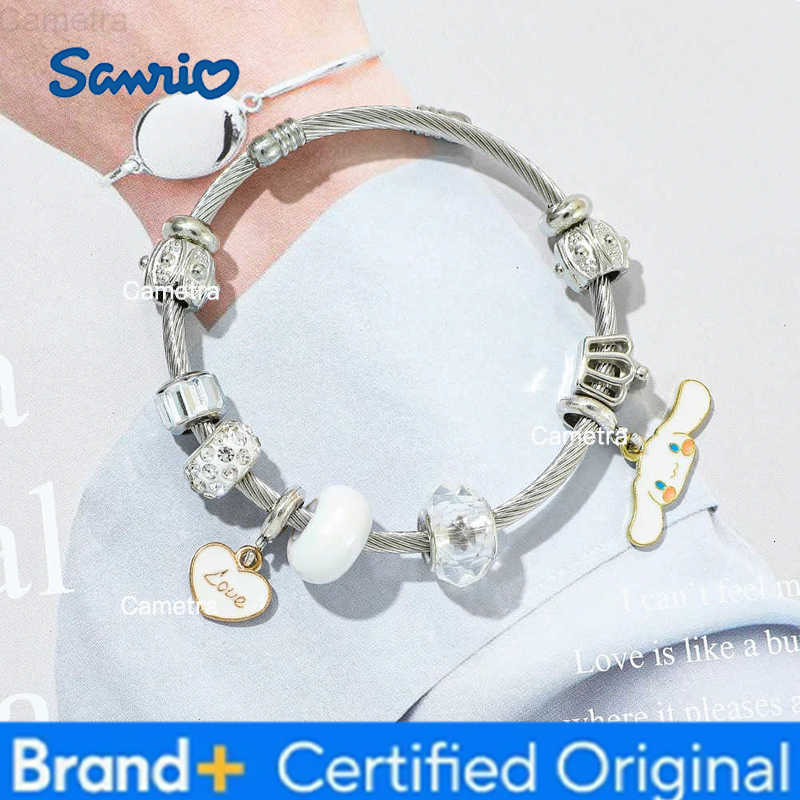 Sanrio Fashion Figure Cinnamorol Inspiration Design Bracelet Small Fresh Style Bangle Jewelry Accessories for Children Gift H251229