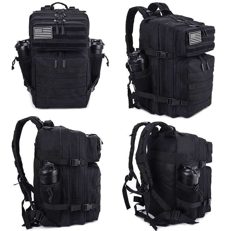 45L Meal Management Backpack For Men Women Tactical Adults Insulated Lunch Athletes Gym Bag Sports Daypacks With Bottle Holder
