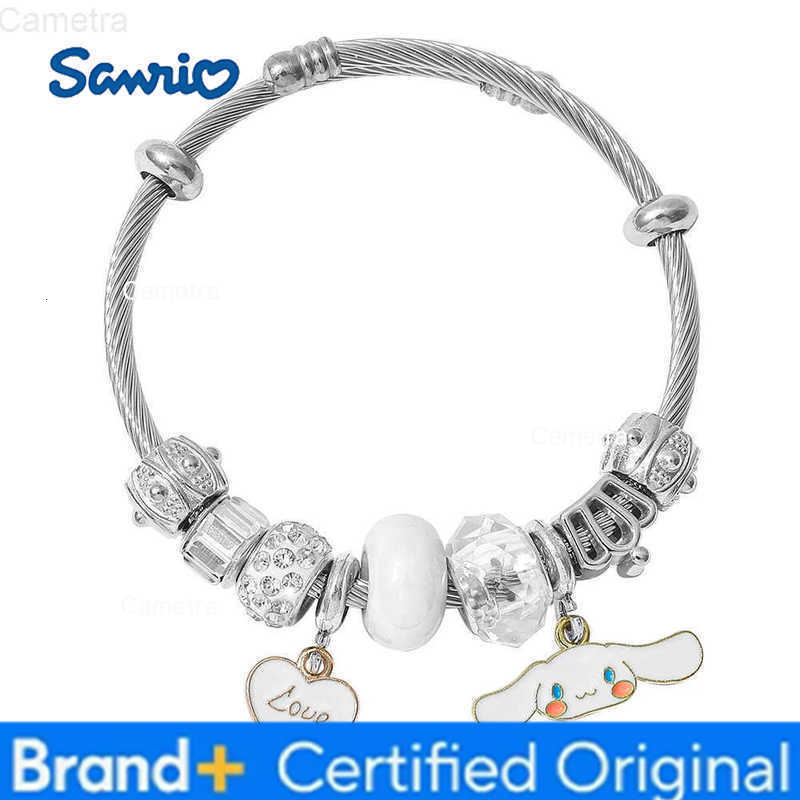 Sanrio Fashion Figure Cinnamorol Inspiration Design Bracelet Small Fresh Style Bangle Jewelry Accessories for Children Gift H251229