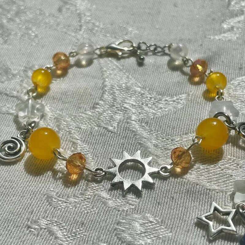Sun and Moon Matching Bracelet Celestial Freindship Couples Jewlery | Space Bracelets 25H1229