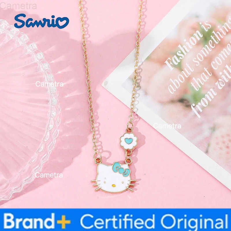 Sanrio Sweet Cartoon HelloKitty my Melody Pendant Necklace Kawaii Design Womens Birthday Jewelry Gift H251229