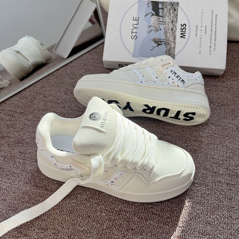 New Style All-Match Fashionable Casual Bread Shoes Vintage Small Yellow Plate Shoes Female Tide Shoes