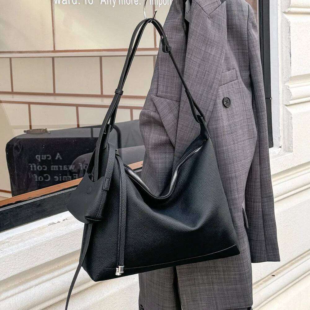 The First Layer Of Cowhide Large Capacity Leather Shoulder Women Fashion Crossbody Bag New Bags LEMON KOKO