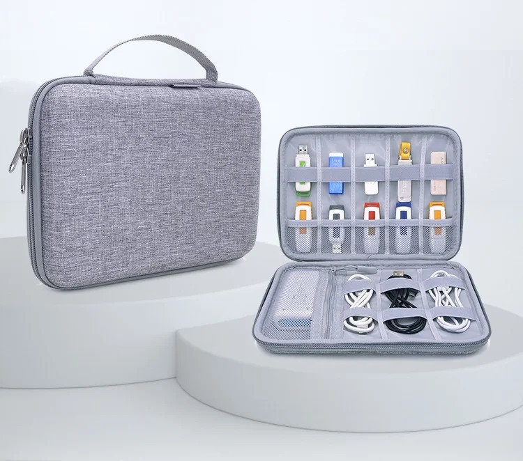 GUANHE Electronics Cable Organizer Bag USB Flash Drive Memory Card HDD Case Travel CASE 251224