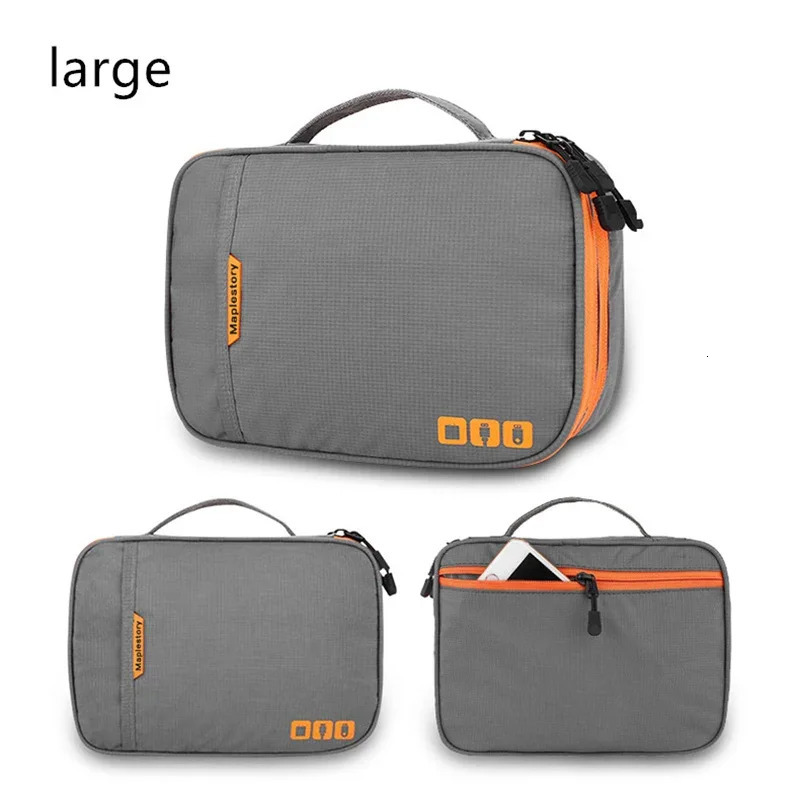 USB Portable Travel Digital Storage iPad Gadget Organizer Cables Electronic Mobile Charger Disk Carry Data Flash Bag Headset 251224