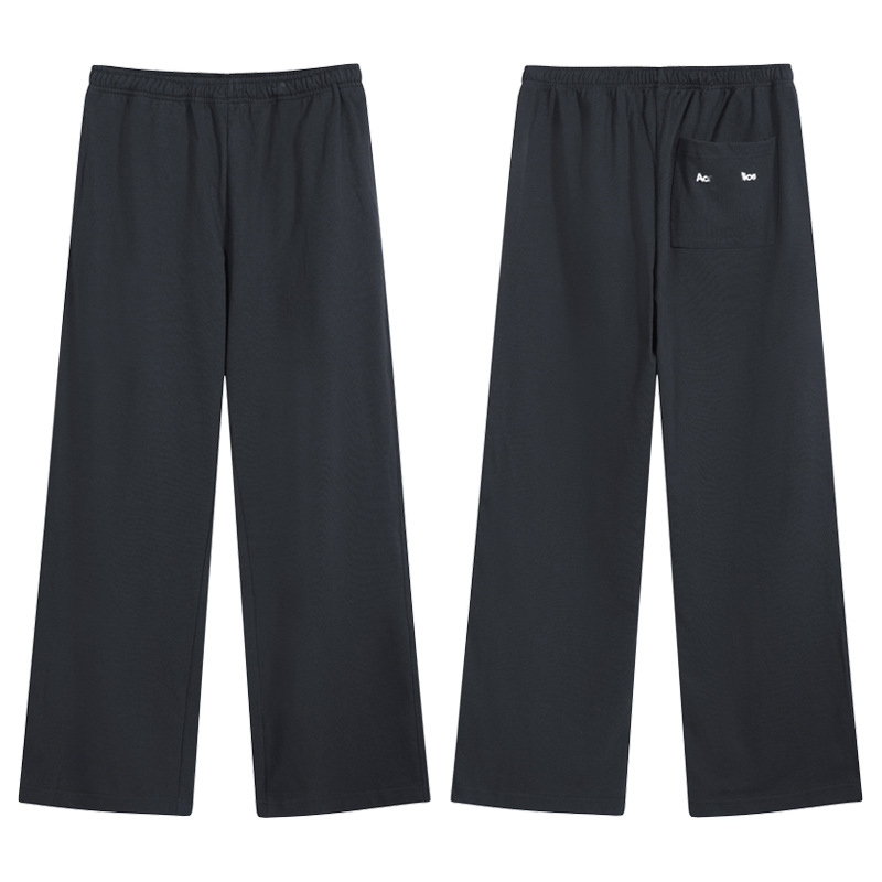 ac ripped high washed pants for men and women loose luxury wide leg jeans Z260313