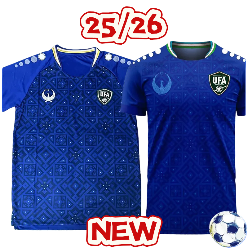 25 26 Uzbekistan National Football Team Soccer Jerseys 2025 2026 Republic of Uzbekistan Football Shirts SHOMURODOV URUNOV ERKINOV SERGEEV URUNOV Men Uniforms