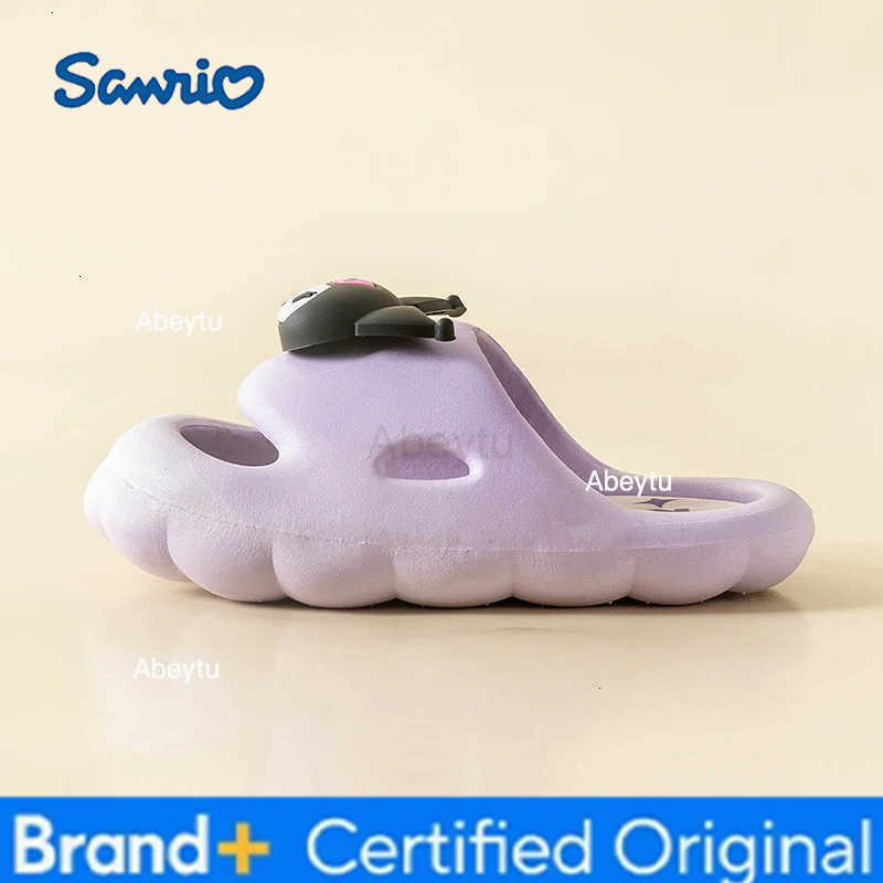 Sanrio kuromi Kids slippers kids shoes Girls shoes Childrens slippers flip flops children hello kitty shoes H251230