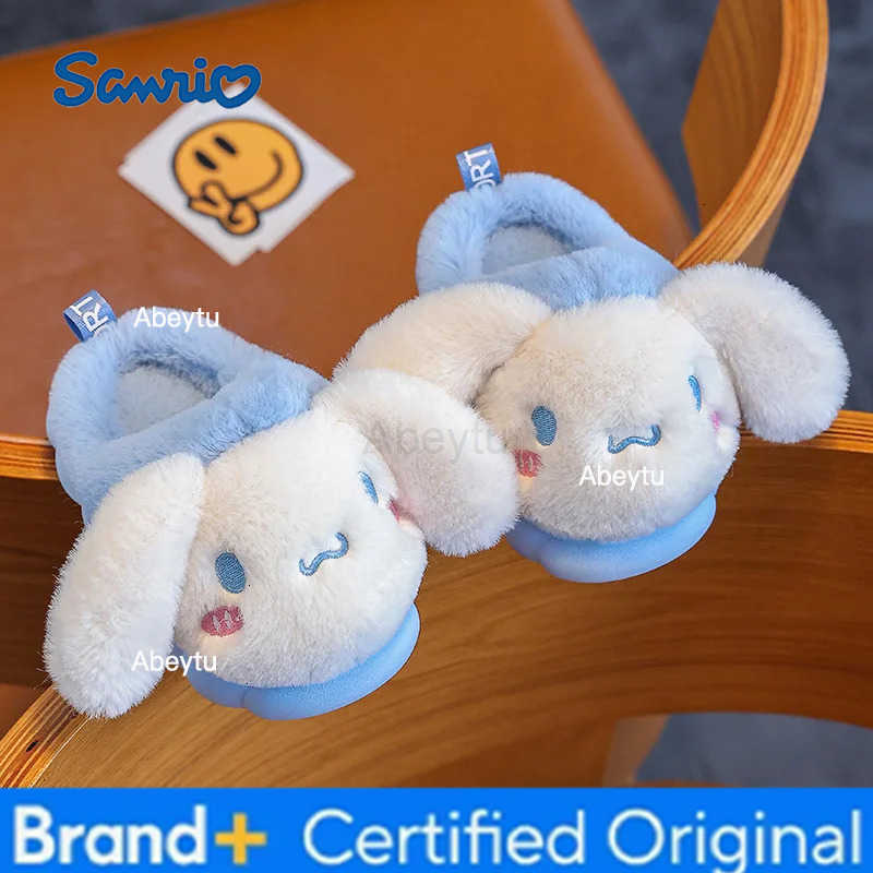 Sanrio New Winter Autumn Cartoon Kids Cotton Slippers - Toddler Big Kid Slippers Cute Parent-Child Home Slippers H251230