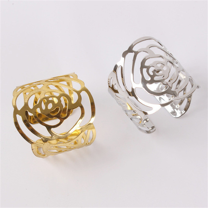 Rose Napkin Holder Wed Napkin Ring Sale