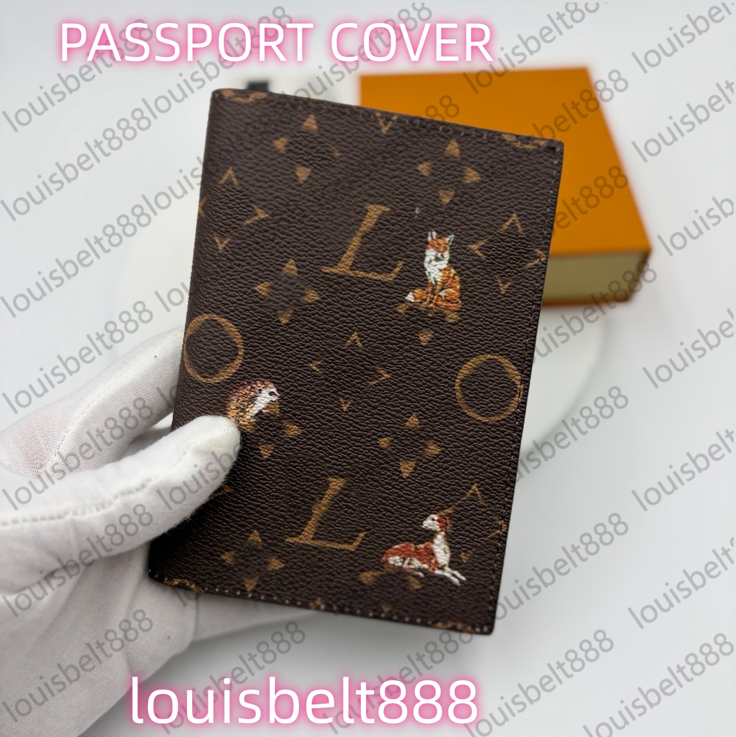 Designer Animal Forest PASSPORT COVER Fashion Brand Fashion Credit Couple Family Travel High quality Men Women Wallets Passport Clip Classic Card Holder wallet