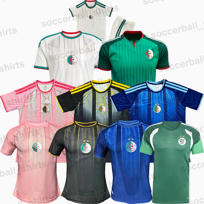 Algeria soccer jerseys 2026 World cup Football jersey Retro Football Shirt Kits Men Kid Women Pre Match 3XL 4XL