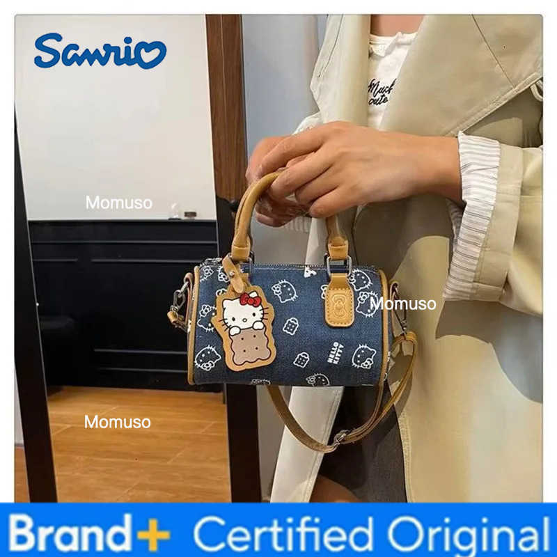 Sanrio Hello Kitty Shoulder Bag New Fashion Crossbody Bag Exquisite Cowboy Handbag Cute Cartoon Handbag Christmas Gift H25123011