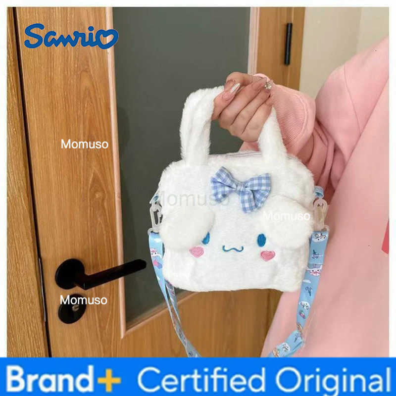 Sanrio Plush Handbag Kuromi Cinnamoroll Cosmetic Bag My Melody Travel Storage Bag Crossbody Bag Shoulder Handbag Christmas Gifts H251230