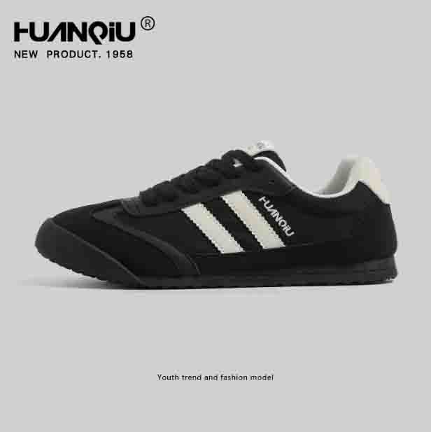 HUANQIU Free delivery casual shoes Fashionable and comfortable casual shoes with solid color design simple and atmospheric