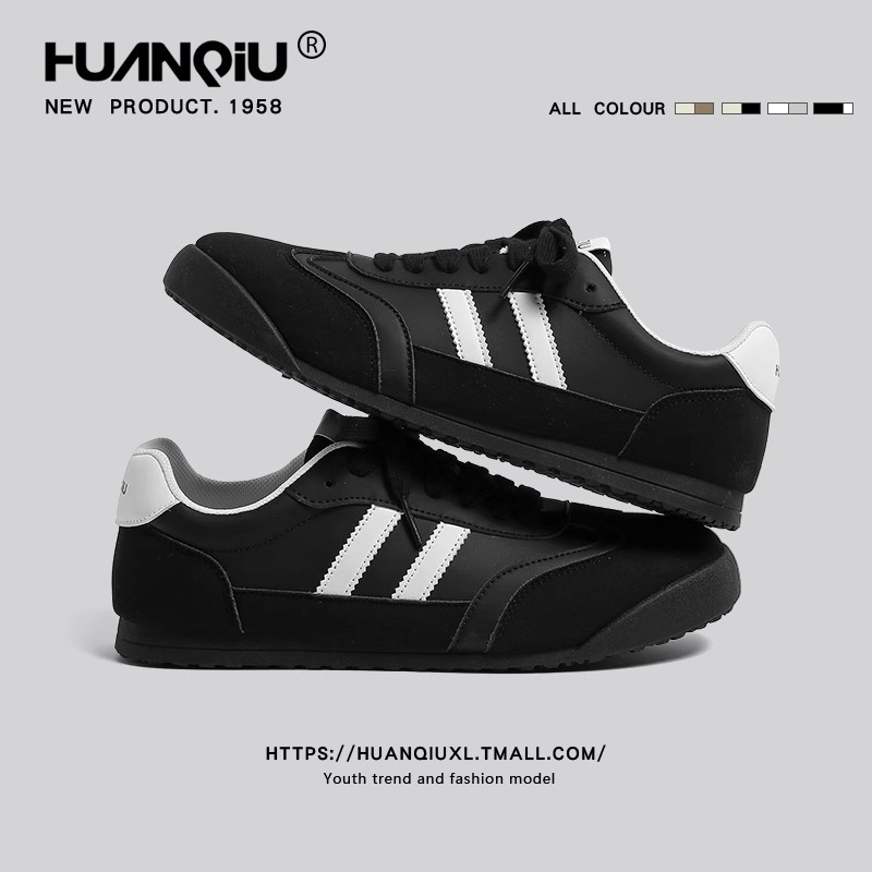 HUANQIU Free delivery casual shoes Fashionable and comfortable casual shoes with solid color design simple and atmospheric