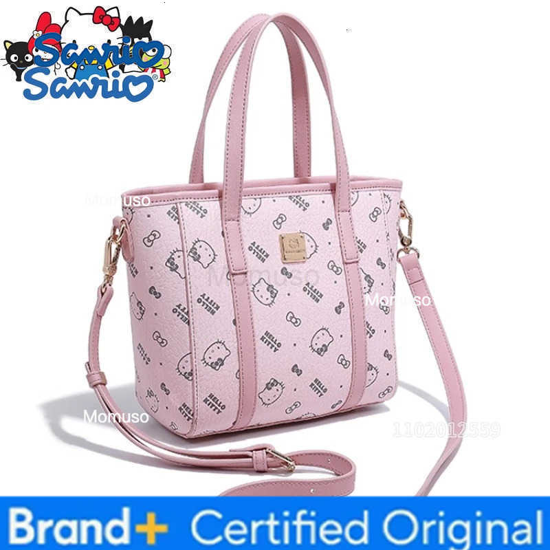 Sanrio Hello Kitty New Womens Handbag Luxury Brand Original Womens Shoulder Bag Print Pink Womens Shoulder Crossbody Bag H251230