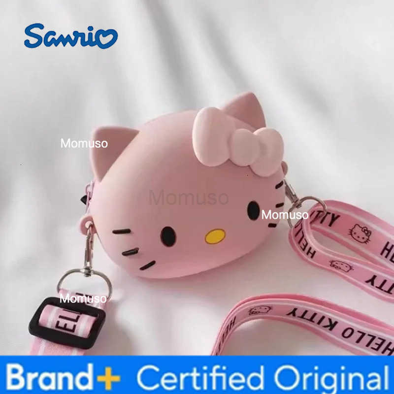 Sanrio 12Cm/20Cm Hello Kitty Crossbody Bag For Women Kawaii Messenger Bag Travel 3D Shoulder Bag Small Purse Phone Bag For Girls Gift H251230