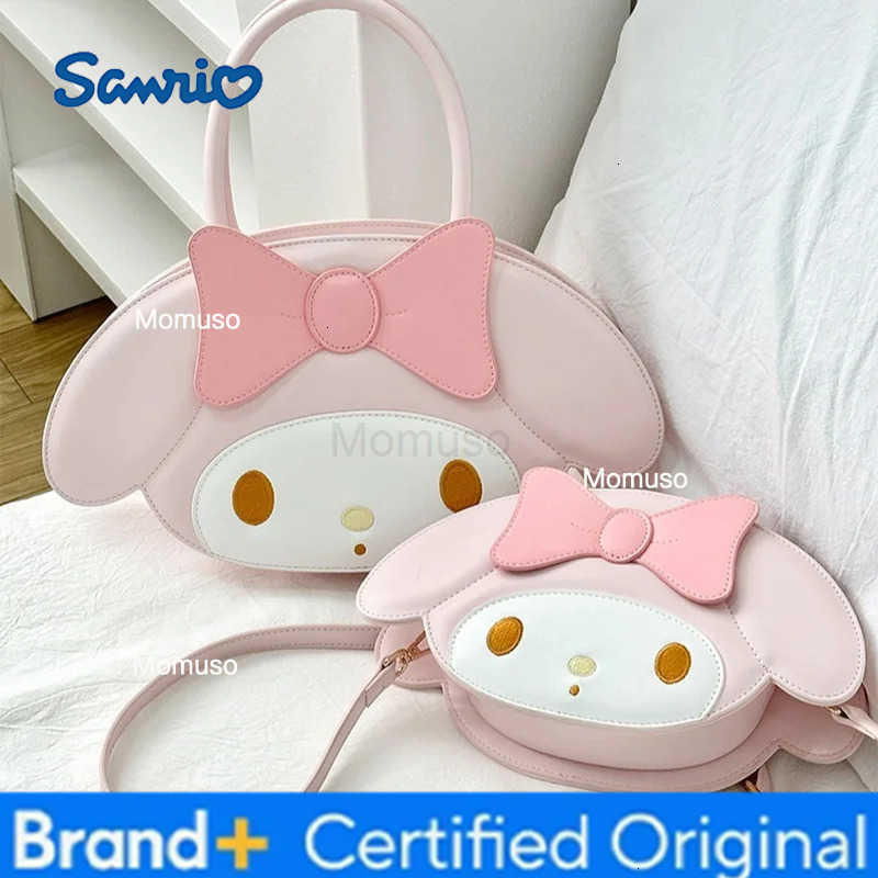 Sanrio Cute Cartoon Girl With Heart And Cute Face Pu Bag Portable Diagonal Large Capacity Storage Decoration For Students H251230
