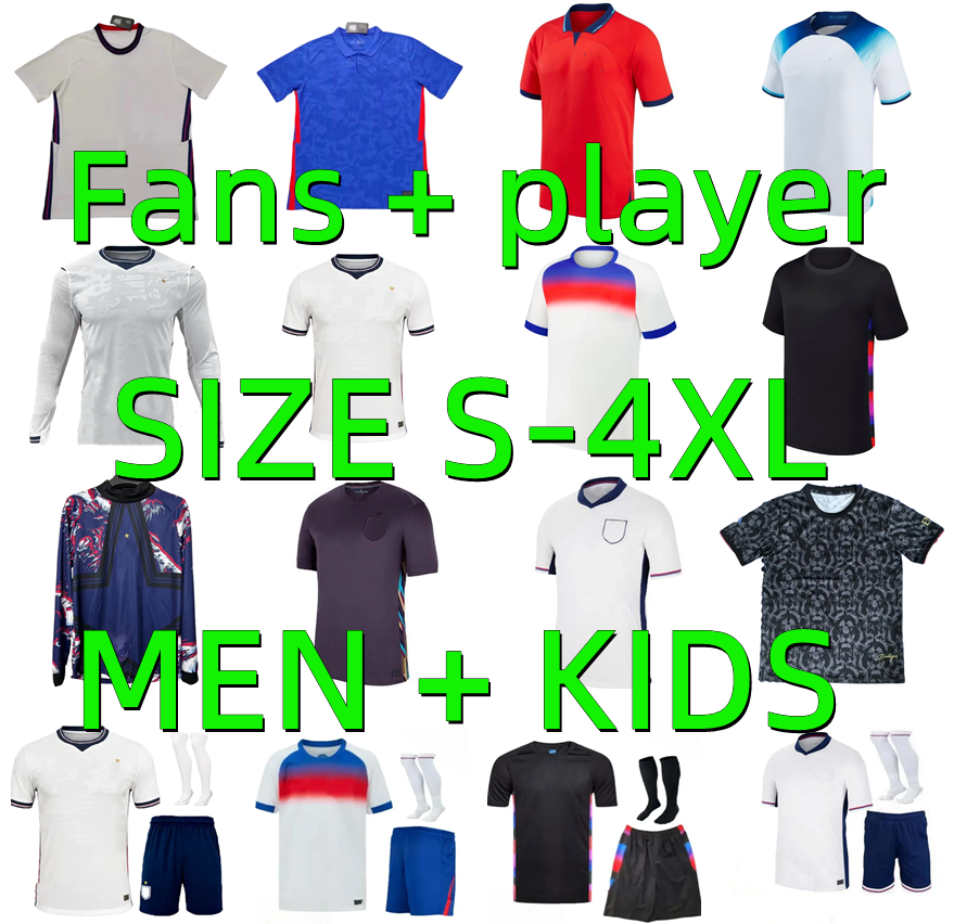 24 25 26 27 ENGLAND soccer jerseys 2026 2027 KANE BELLINGHAM RASHFORD SANCHO GREALISH MOUNT FODEN HENDERSON national football shirt Men kids kit Full player version