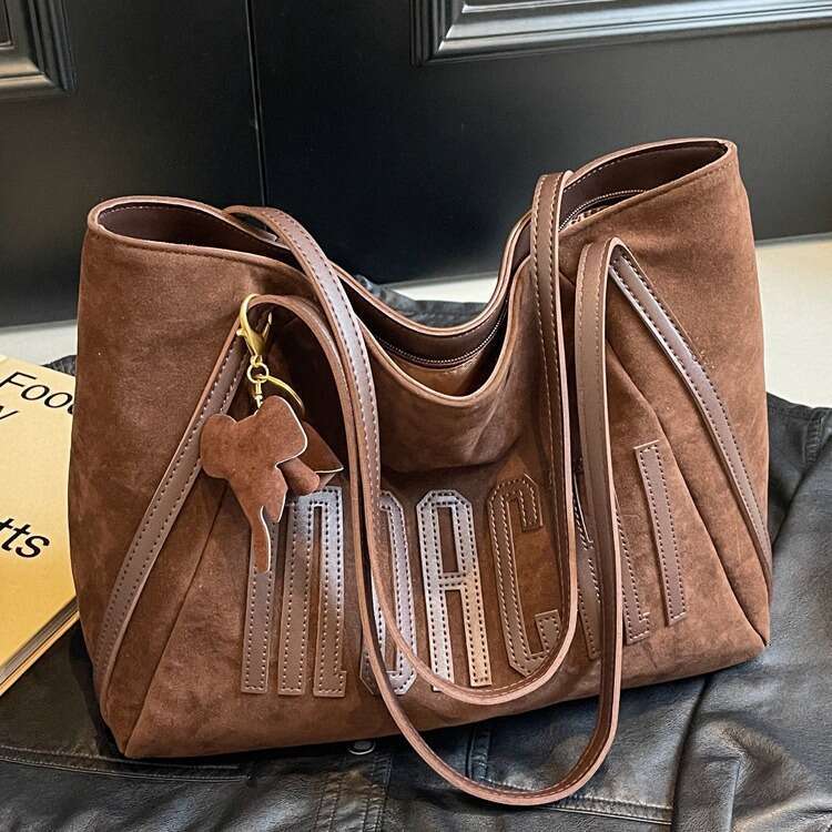 Minimalist Personalized Design Package Retro Single Shoulder 2026 New Handbag for Women High-end Large Capacity Commuting Tote Bag