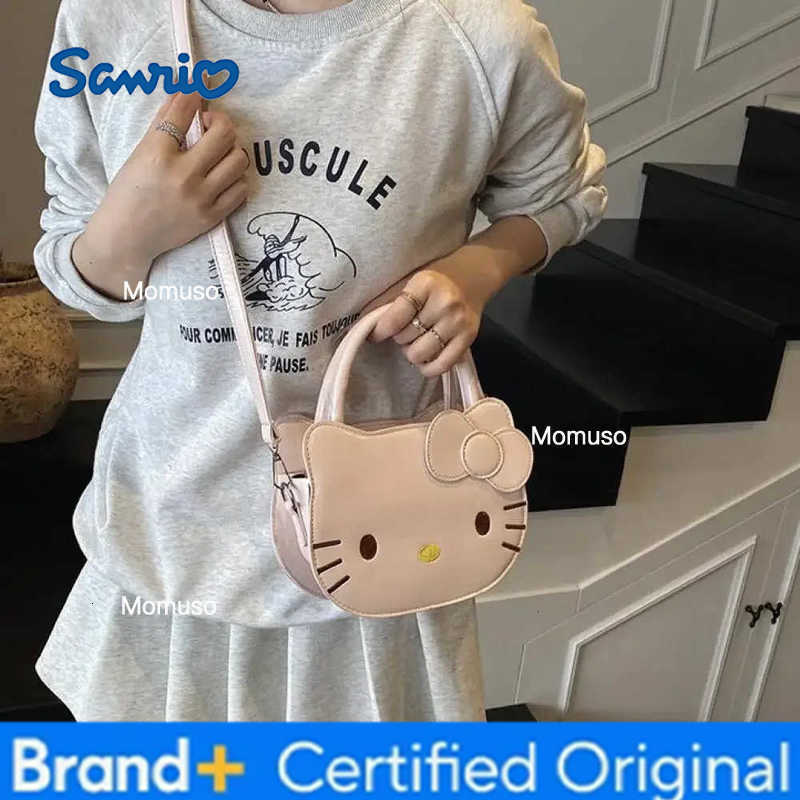 Sanrio Ins Crossbody Bag Hello Kittys Sweet One Shoulder Fashion Kawaii Cartoon Cute Anime Backpack Girl Gift Bags for Woman H251230