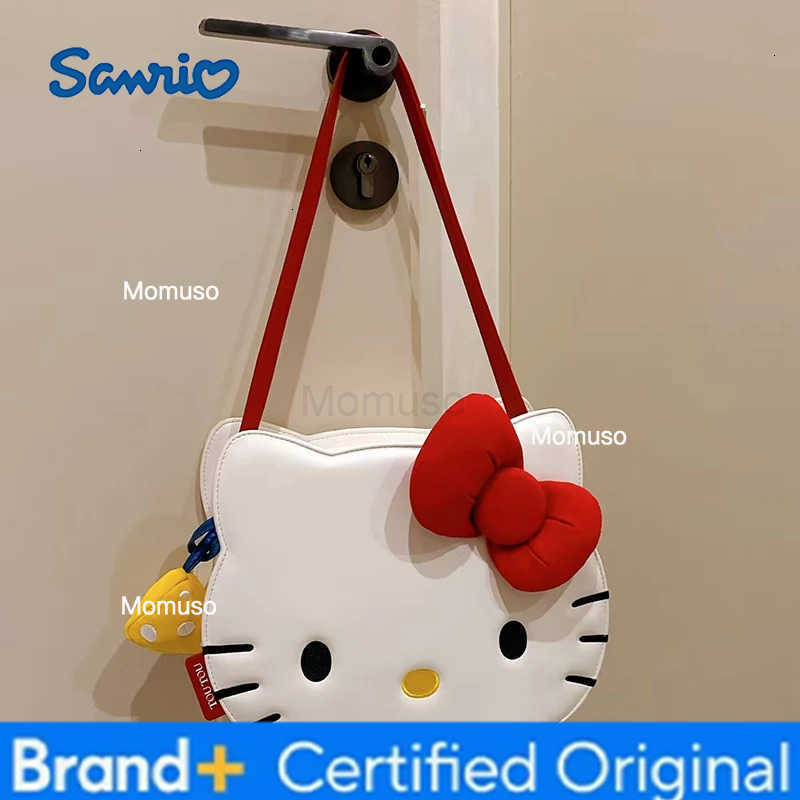 Sanrio Hello Kitty Shoulder Bag Cute Cartoon Crossbody Bag Sweet Girl Style Shoulder Bag Girl Christmas Gift H251230
