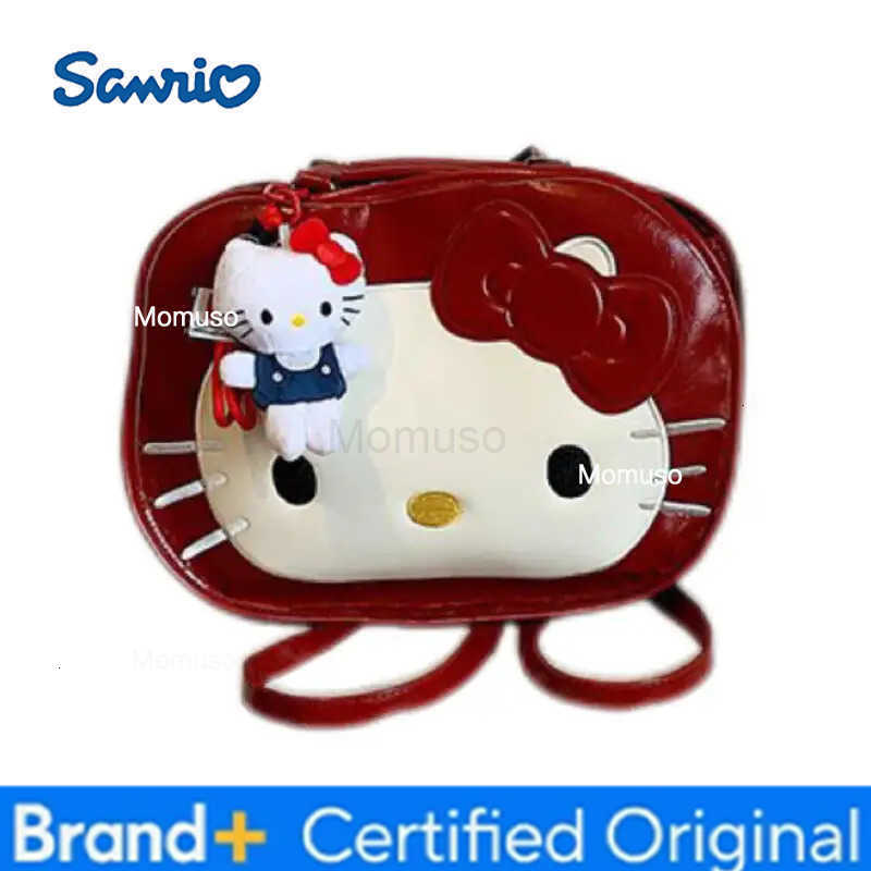 Sanrio Miniso Hello Kitty Bag Kawaii Large Capacity Crossbody Bag Ins Korean Commuter Bag Cartoon Anime Friend Birthday Gift H251230