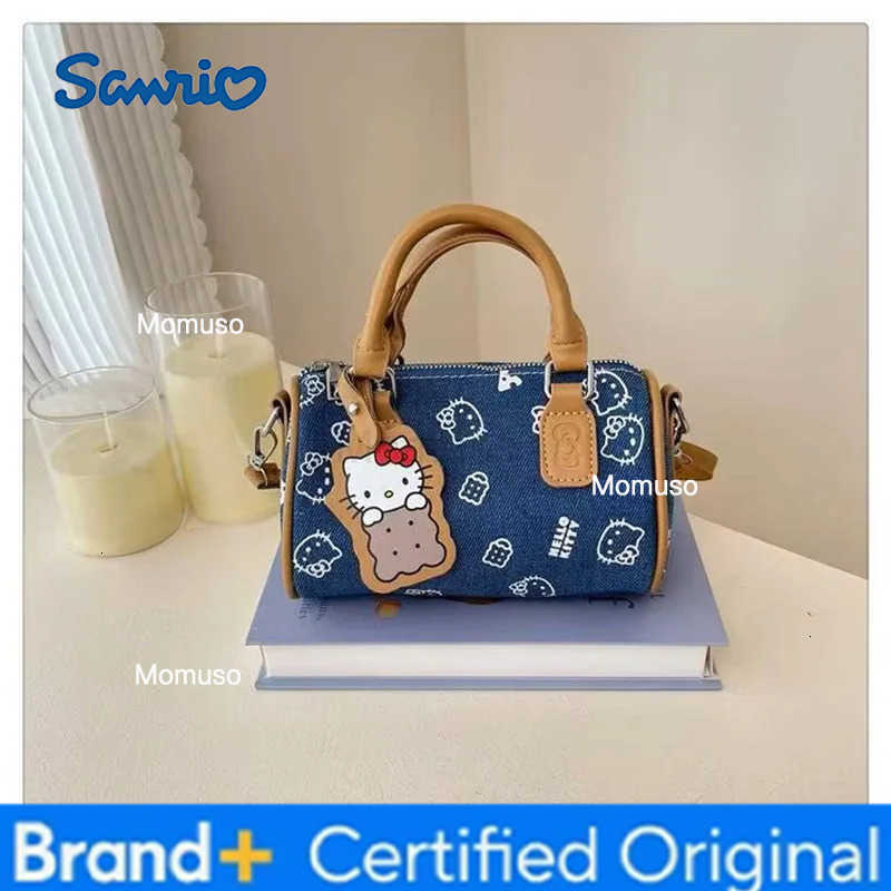 Sanrio Hello Kitty Shoulder Bag New Fashion Crossbody Bag Exquisite Cowboy Handbag Cute Cartoon Handbag Christmas Gift H25123011