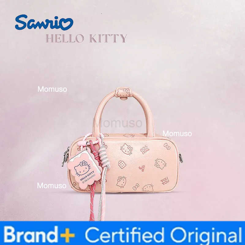 Sanrio New Cartoon Hello Kitty Boston Crossbody Bag Super Cute Classic Cute Colorway Crossbody Bag Underarm Shoulder Girl Holiday Gift H251230