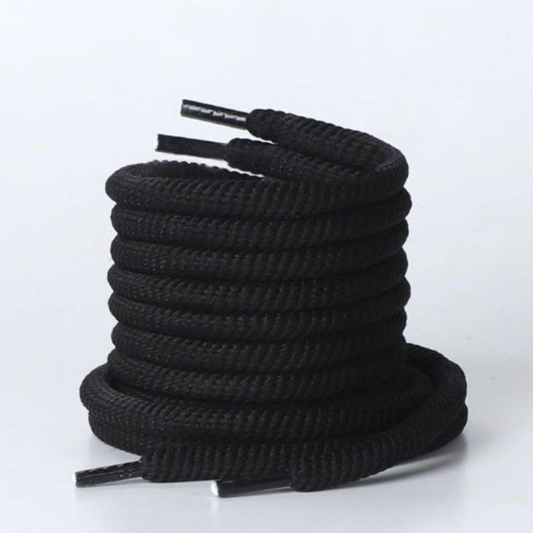 moq 1 pair round 8mm thick shoelace 120cm 140cm sport rope lace shoe part accessories men