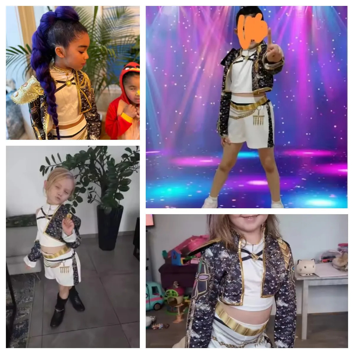 Selling 2PS Childrens Cartoon Suit Korean Fashion Cosplay Dance Costume Carnival Party 251224