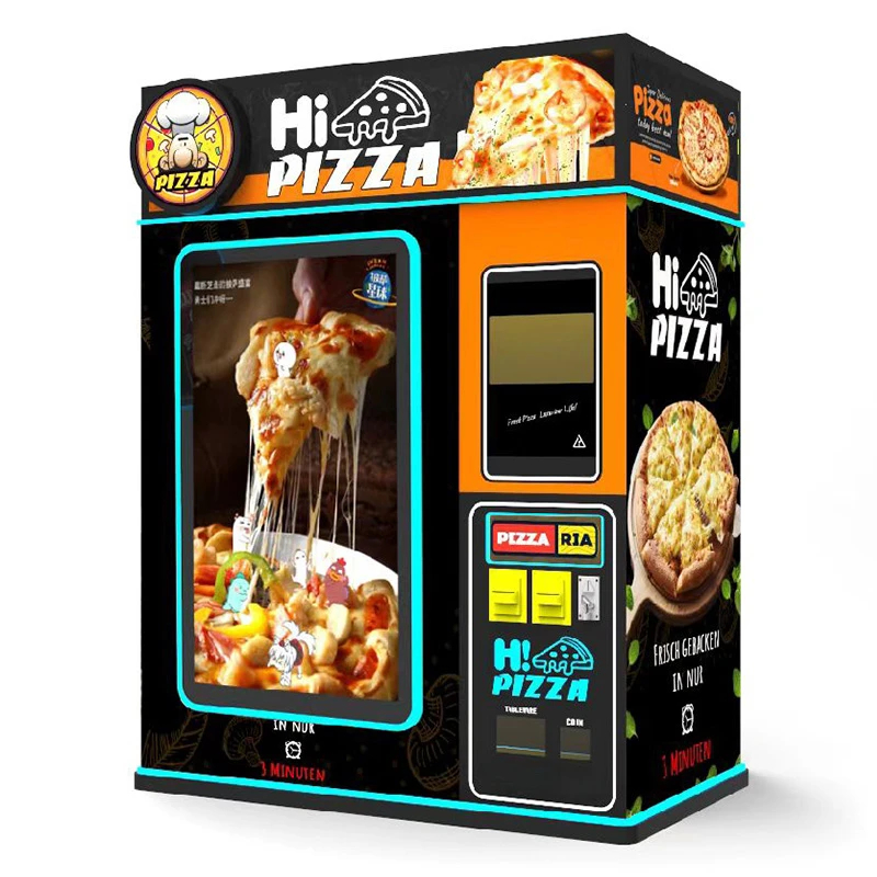 Fast Food Self-Service Pizza Machine | Smart Touch Screen Street Vendor System