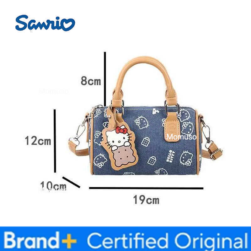 Sanrio Hello Kitty Shoulder Bag New Fashion Crossbody Bag Exquisite Cowboy Handbag Cute Cartoon Handbag Christmas Gift H25123011