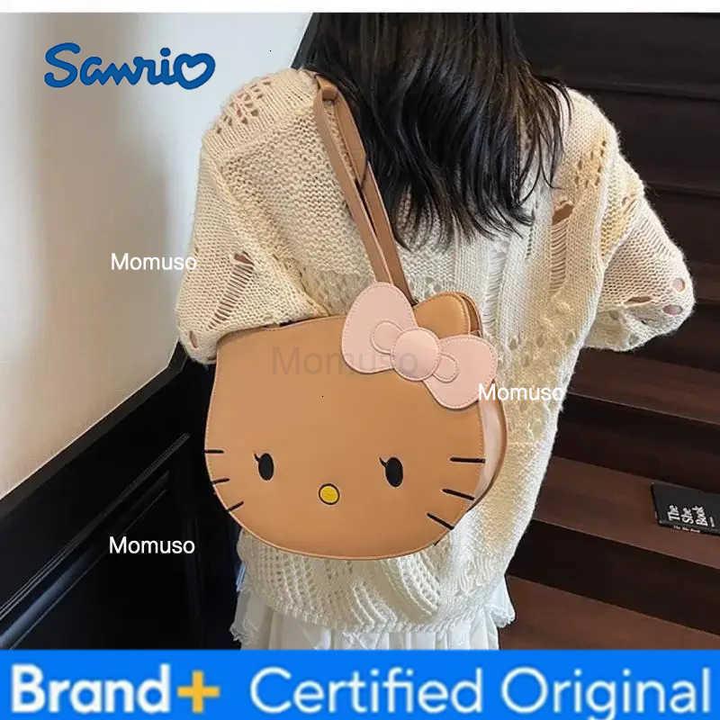 Sanrio Hello Kittys Crossbody Bag Cartoon Backpack New Three-Dimensional Portable Shoulder Bag Bags for Woman Girl Gift H251230
