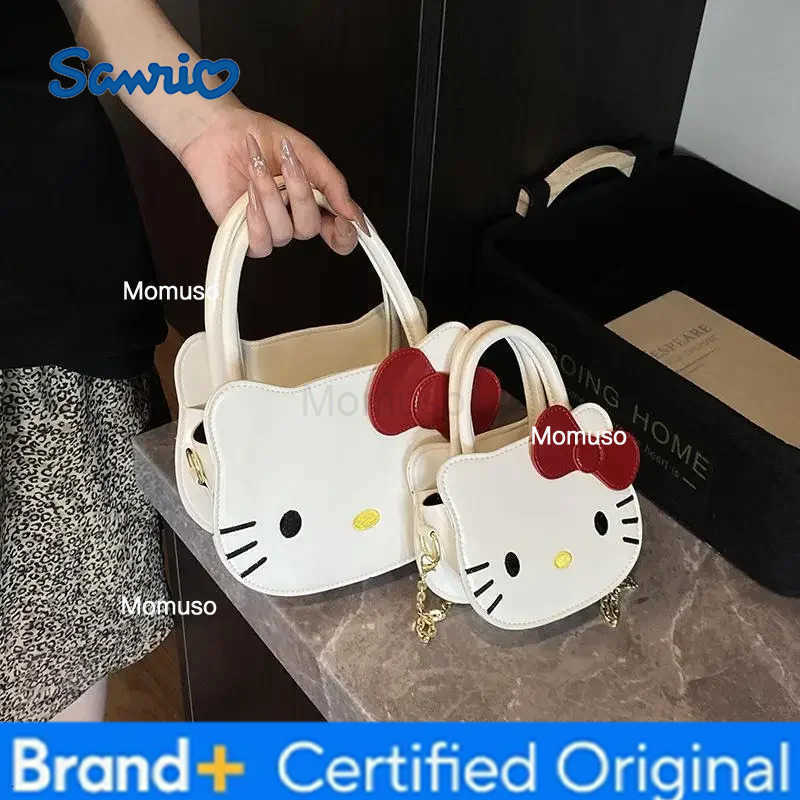 Sanrio Hellokittys Cartoon Crossbody Bag Girl Handbag New Summer Cute Portable One Shoulder Bags for Woman Bucket Bag H251230