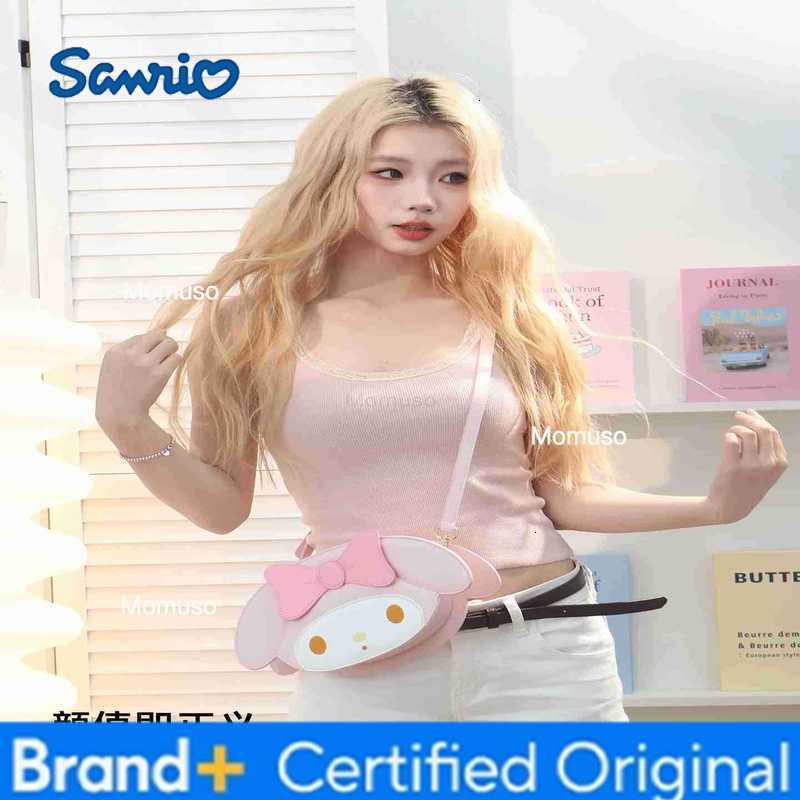 Sanrio PU Leather Handbag - Cute Face Print Shoulder Crossbody Bag Kawaii Lolita Fashion Purse for Women Girls Official Gift H251230