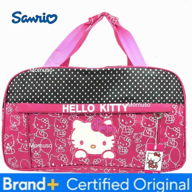 Sanrio hello kitty childrens PU glossy handbag messenger bag travel bag girl cute cartoon shoulder bag H251230