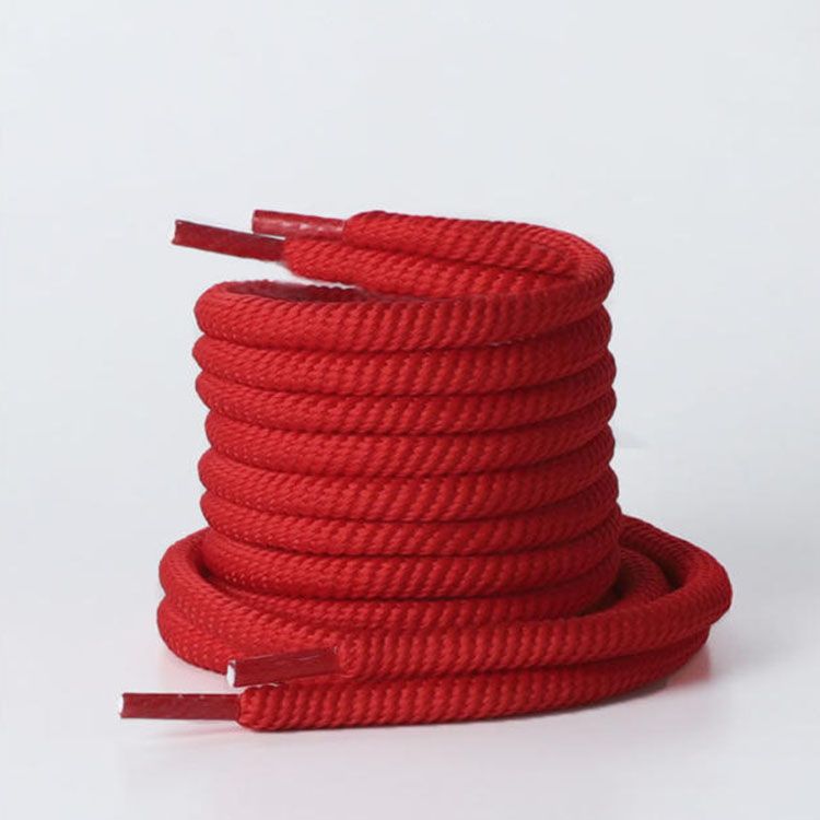 moq 1 pair round 8mm thick shoelace 120cm 140cm sport rope lace shoe part accessories men