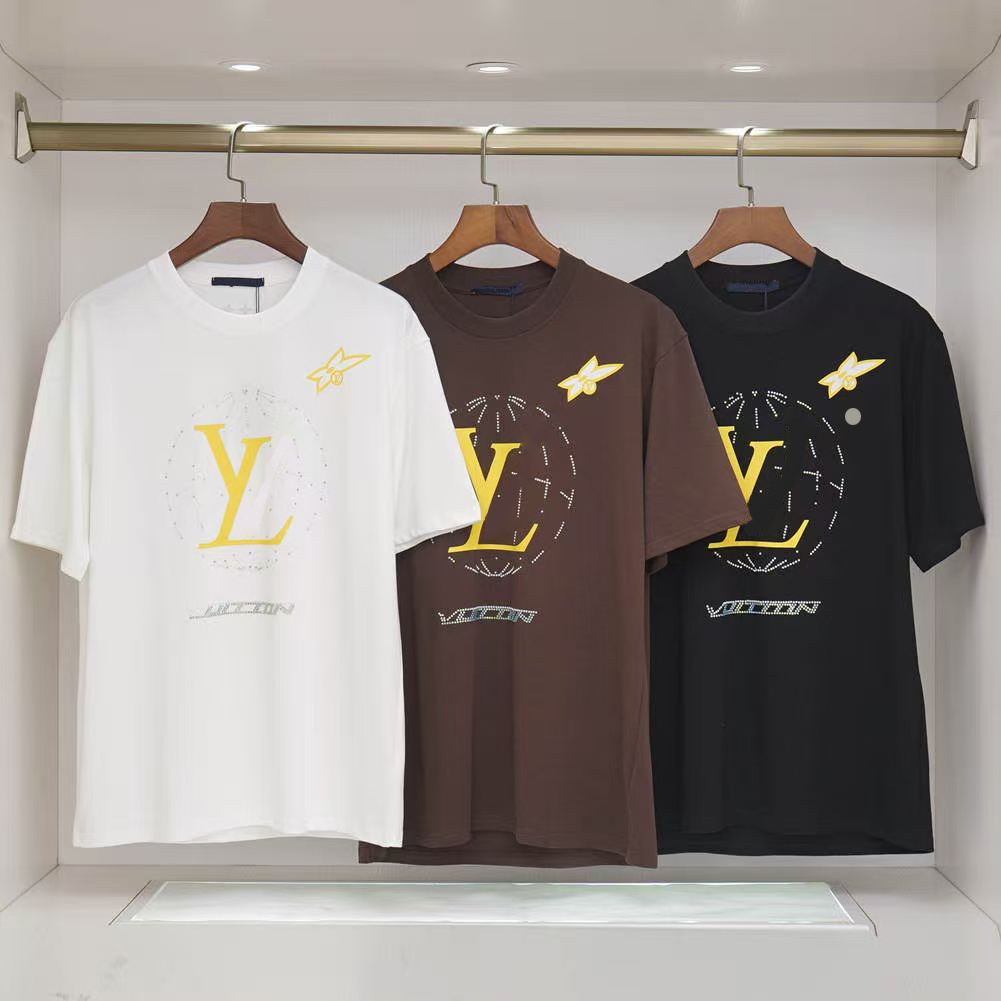 The new Spring 2025 best-selling large-sized short-sleeved T-shirt is loose and slimming, and the half-sleeved top is trendy S==XXL US size