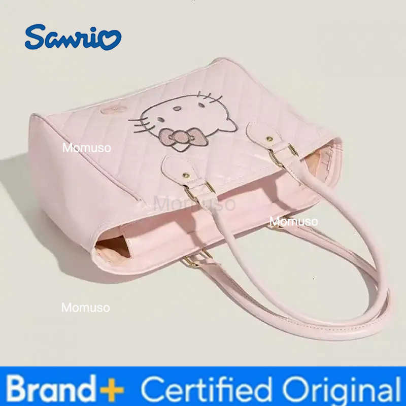Sanrio Portable Hello Kittys Tote Bag Bags for Woman Crossbody Bag Cute Shoulder Girl Gift Large Capacity Go Out Travel H251230