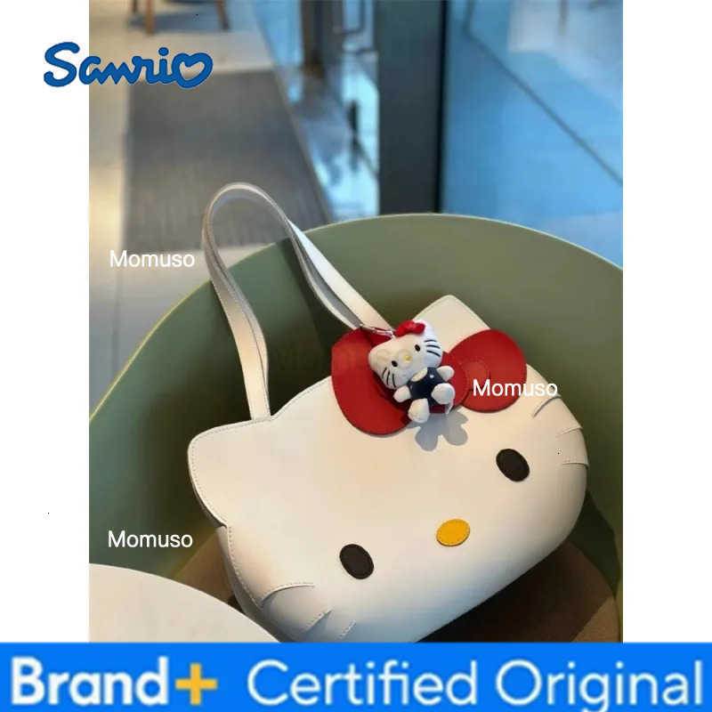 Sanrio Kawaii Hello Kitty Large Capacity Handheld Fitness Bag Women Anime Girly Heart Cute Commuter Shoulder Bag Girls Gift H251230